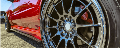 Cleaning Car Wheels