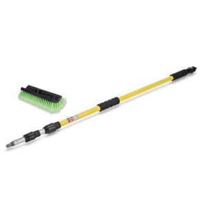 Vehicle Brush Pole & 13″ Head – Triple Extendable (POLE NOW SILVER)