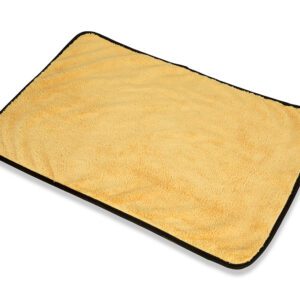Ultra Plush Microfibre Cloth 40x60cm550GSM Yellow